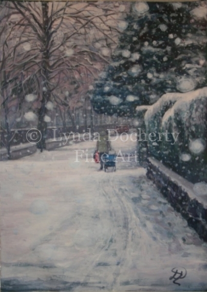 'Homeward In Snowfall'